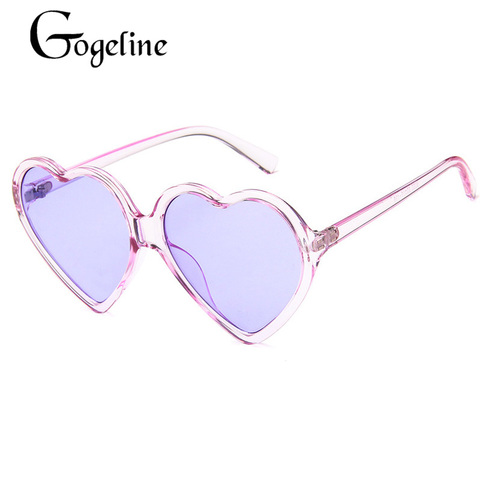 Gafas de sol de corazón de amor de las mujeres 2022 de moda lindo sexy retro ojo de gato Vintage gafas de sol económicas rojo púrpura té UV400 lente Mujer ► Foto 1/6