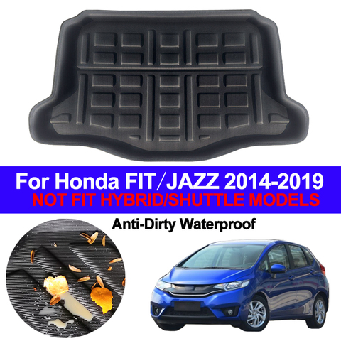 Audew-alfombra para maletero de coche, alfombrillas de bandeja, alfombra para Honda FIT JAZZ Hatch 2014 - 2016 2017 2022 ► Foto 1/6