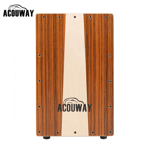 ACOUWAY-taburete de madera con batería de percusión acústica, cajón de madera, mueble ► Foto 1/6