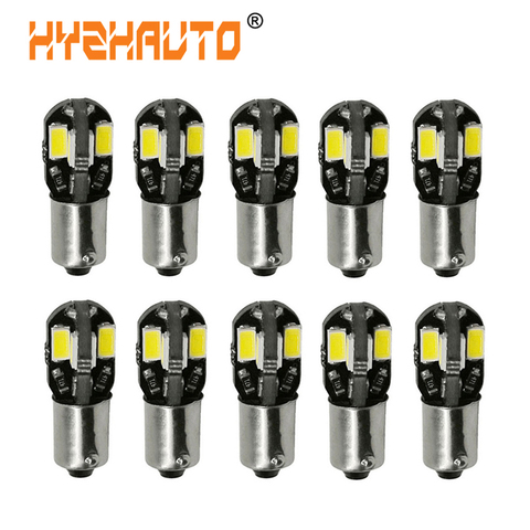 HYZHAUTO-Lámpara led canbus T11 ba9s 5630, sin Error, T4W, Luces de lectura interiores, blanca fría, 6500K, 12v, 10 Uds. ► Foto 1/5