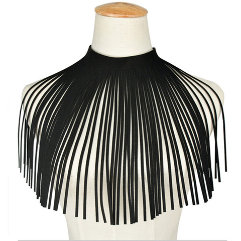 Collar de terciopelo negro de talla larga para mujer, accesorios de joyería, novedad, N207 ► Foto 1/1