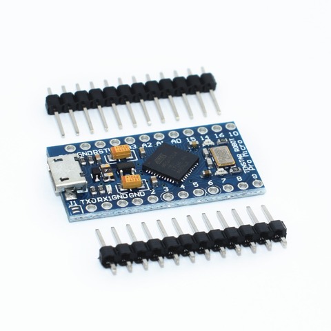 TENSTAR-ROBOT Pro Micro ATmega32U4, módulo de 5V/16MHz con cabezal de 2 filas ► Foto 1/3