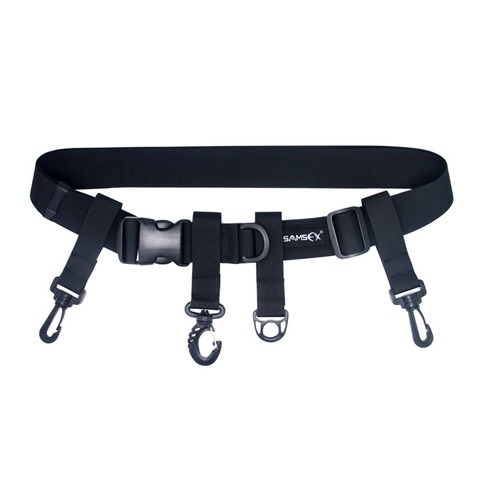 SAMSFX-cinturón Wader de pesca para Kayak, accesorios de pesca, correas de lucha, anillo D y gancho, se adapta a cinturones de cintura ► Foto 1/6