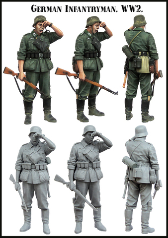 [Tuskmodel] 1 35 resina figuras sin pintar modelo kits de WW2 E142 ► Foto 1/1