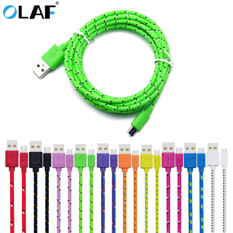 Olaf-Cable Micro USB de carga rápida para teléfono móvil, Cable de carga rápida de 1m/2m/3m para Samsung, Xiaomi, Huawei, HTC y LG ► Foto 1/6