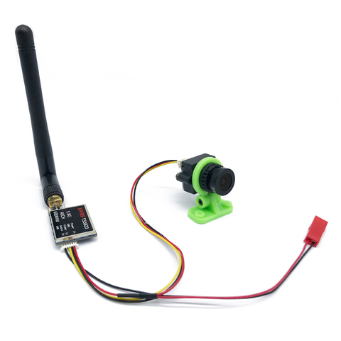 Fácil de usar 5,8G FPV Set Video 200/600mw transmisor TS5823 y mini CMOS 1000TVL cámara con Cable Set drone de carreras FPV set ► Foto 1/6