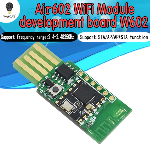 WAVGAT-Placa de Desarrollo Oficial W600 Air602, WiFi, interfaz USB integrada y antena, Compatible con módulo wifi ESP8266 ► Foto 1/6