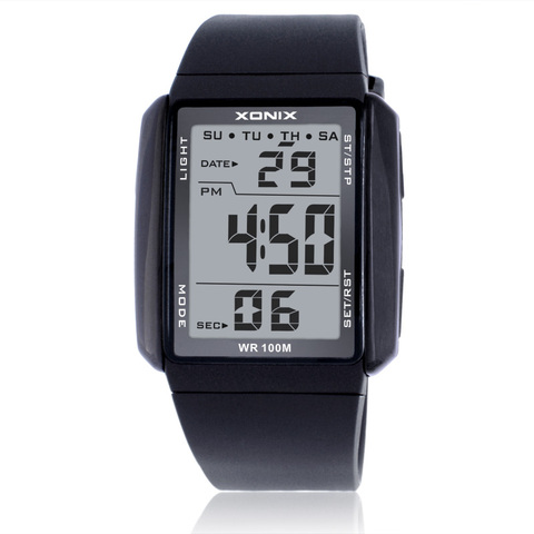 Reloj deportivo Watche de lujo Wemen 100 M Reloj Masculino LED de buceo Digital Reloj de pulsera Sumergible para Hombre ► Foto 1/6