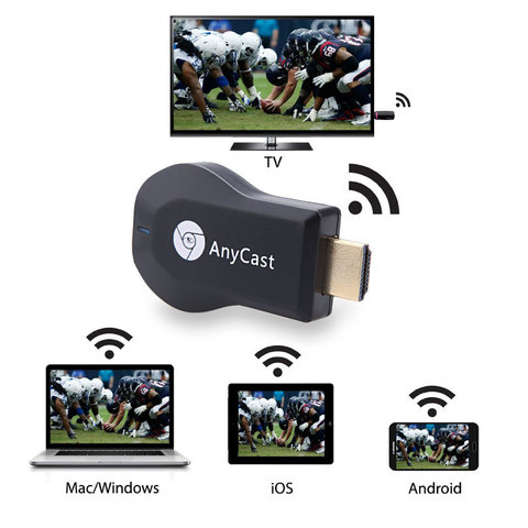 HDMI Full HD1080P Miracast DLNA Airplay M2 Anycast TV Stick WiFi receptor pantalla Dongle soporte de Windows Android TVSE3 ► Foto 1/5