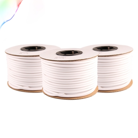 1 roll 0,5, 0,75, 1,0, 1,5, 2,5 ~ 25mm2 de PVC blanco letra puntera para máquina de impresión de número de tubo de manga de alambre de blanco Cable de marcador ► Foto 1/4