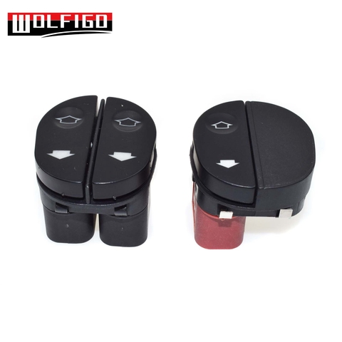 WOLFIGO-Interruptor de ventanilla eléctrica, 96FG14529BC 96FG14529AC botón de Control, compatible con Ford Fiesta Fusion KA Puma ► Foto 1/6