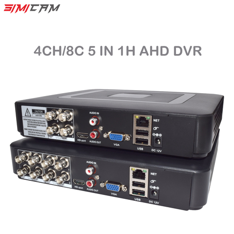 8CH 4CH grabadora de Video Mini DVR XVR AHD analógico 6in1 híbrido 5MP 1080P para Kits CCTV NVR cámara IP Onvif de seguridad sistema de vigilancia ► Foto 1/6