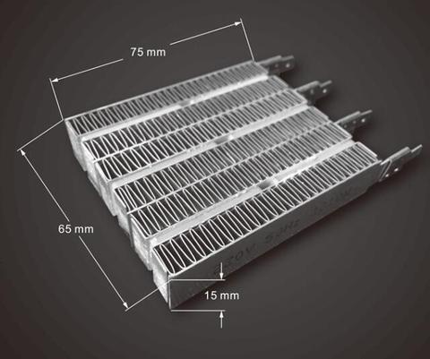 Placa calefactora de 220V y 1000W, PTC almohadilla térmica, piezas para secadora de ropa, 75x65x15mm ► Foto 1/1