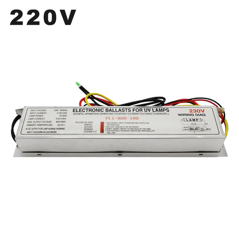 220V 230V 21-40W 55W-95W balasto electrónico dedicado Controlador LED DC5V salida rectificador para lámpara ultravioleta germicida UV Luz ► Foto 1/6
