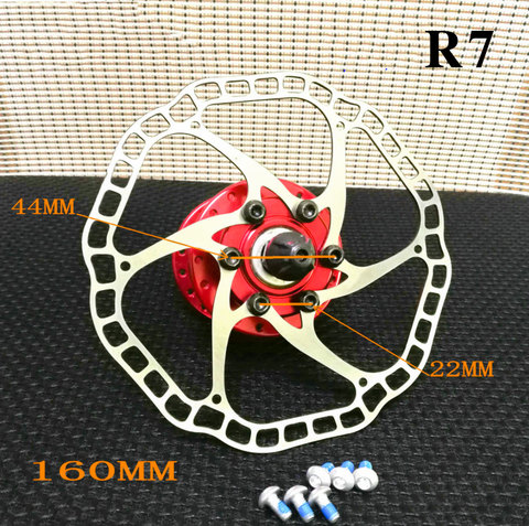 R7 Rotores de freno Rotor de disco de freno de bicicleta, 140mm/160mm ► Foto 1/6
