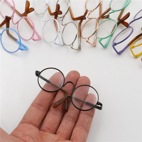 Gafas redondas de moda para 1/6 muñecas BJD gafas DIY para muñecas de 18 pulgadas gafas juguetes para niñas juguetes niñas regalo de Navidad ► Foto 1/6