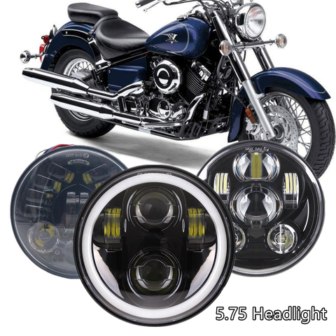 DOT-faro LED para motocicleta Yamaha v-star XVS 3/4 5,75, 5-650 