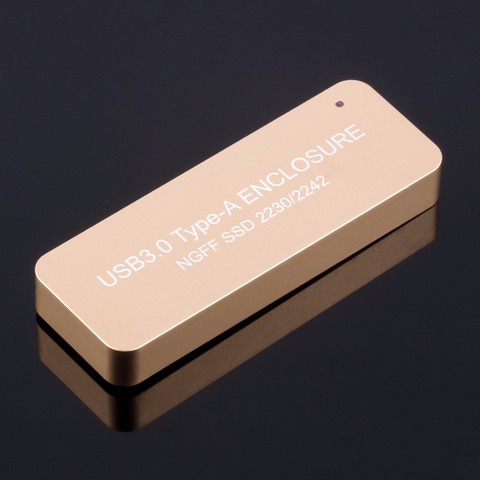 LM-841U USB3.0 TYPE-A a SATA b-key SSD, carcasa de disco duro de estado sólido, adaptador USB empotrado para NGFF 2230/2242 Q19900/2 ► Foto 1/6