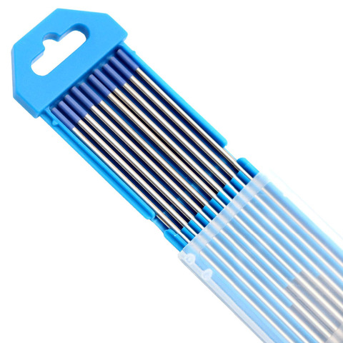 10 Uds 2% Lanthanated WL20 azul de soldadura TIG electrodo de tungsteno 1,6x175mm ► Foto 1/1