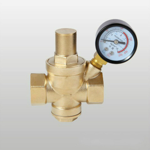 DN15 DN20 DN25 DN32 latón regulador de presión de agua con presión mantener grifo válvula reductora de presión de agua ► Foto 1/3
