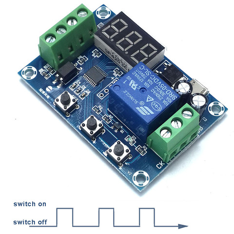 1s-999 minutos temporizador programable disparador de señal 5 modos de disparo interruptor de salida puede controlar 3 V-220 V instrumentos ► Foto 1/1