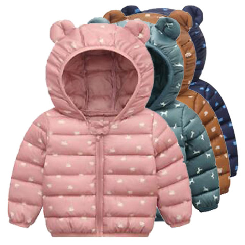 Ropa de invierno para bebés, abrigo, prendas de vestir cálidas con capucha  de alta calidad para niños de 1 a 5 años - Historial de precios y revisión  | Vendedor de AliExpress -