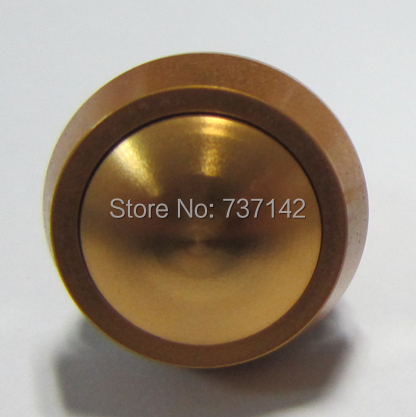 ELEWIND 12mm cúpula cabeza aluminio en color dorado de aluminio anodizado interruptor de botón de empuje (PM121B-10/J/UN/oro color) ► Foto 1/1