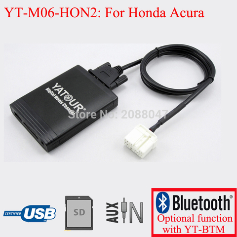 Yatour Car radio USB SD aux interfaz digital para Acura Honda Civic CRV Odyssey piloto ► Foto 1/6