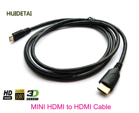 Mini HDMI-compatible con HDMI cable para Canon EOS Rebel T3 T3i T2 T2i 550D 7D 60D 1D X DSLR ► Foto 1/1