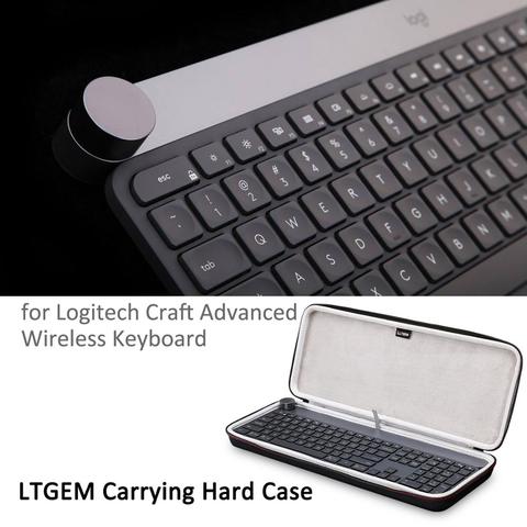 Logitech CRAFT-funda protectora para teclado inalámbrico avanzado, estuche de almacenamiento portátil de viaje ► Foto 1/6