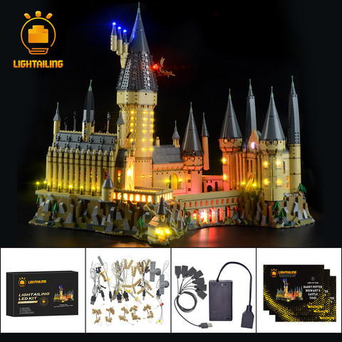 Kit de iluminación Led para el juego de luces de Castillo de Hogwart de Harry Potter Compatible con el 71043 (no incluye el modelo) ► Foto 1/6