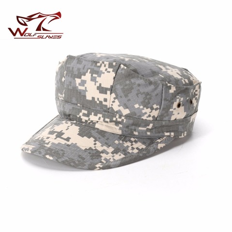 Airsoft-sombreros tácticos para el sol, gorra octogonal de camuflaje militar, sombrero de caza, estilo de combate, gorra de la fuerza CS duradera ► Foto 1/6