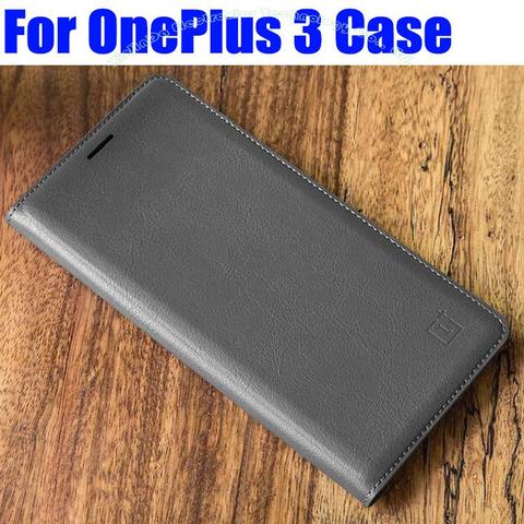 Para ONEPLUS 3 t caso mejor calidad de lujo de cuero PU Flip cover para OnePlus3 3 t Smart Wake UP/Sleep/+ Protector de pantalla OP01 ► Foto 1/6