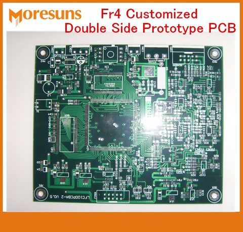 Placa de circuito impreso FR4 personalizada, doble cara, fabricación y montaje de Pequeños circuitos de producción ► Foto 1/6