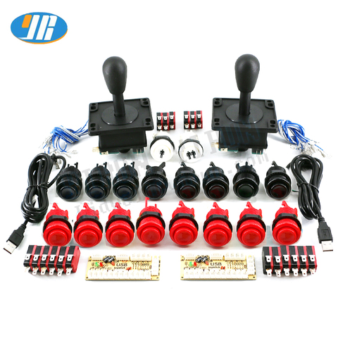 Kit de juegos de Arcade codificador USB para PC /Raspberry Pi 8 WAY, Control de Joystick estilo Happ, 2 botones ► Foto 1/6