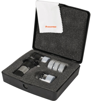 Celestron astromaster accessory kit incluye 2X lente Barlow 6mm High Point ploss 15mm Kellner ocular #25 # 80A filtro luna filtro ► Foto 1/6