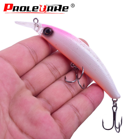 Señuelos de Pesca Minnow, 1 Uds., agua flotante, Wobblers 10cm 9,5g, Shads Crankbaits, cebos duros artificiales, Pesca de Japón ► Foto 1/5