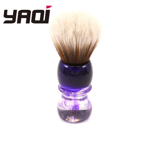 Yaqi Purple Haze Mew sintética marrón manejar hombres barba brocha de afeitar ► Foto 1/5