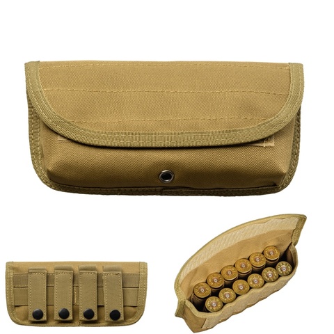 1000D militar recarga 12 redondo Shotshell Holder Molle bolsa de revista táctica vaina Airsoft caza bolsa para munición ► Foto 1/6