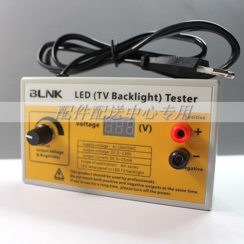 0-230V de salida de TV LED de retroiluminación de tiras LED herramienta de prueba con pantalla de voltaje para aplicación LED enchufe de la UE ► Foto 1/6