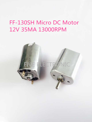 FF-130SH Motor Micro DC de 12V 35mA 13000RPM, uso para REPRODUCTOR DE DISCO COMPACTO Audiovisual modelos de radiocontrol Afeitadora eléctrica ► Foto 1/3
