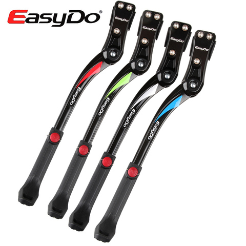 Caballete ajustable EasyDo para bicicleta de montaña, soporte de pie lateral para ciclismo de 24 