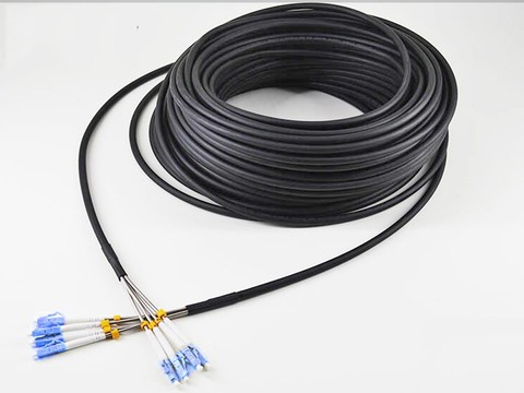 FirstFiber-cable de conexión LC UPC SM CPRI para exteriores, 4 núcleos, FTTA, G652, estación base, LSZH, 25m, 50m, 100m, 200m, 300m, 400m ► Foto 1/1