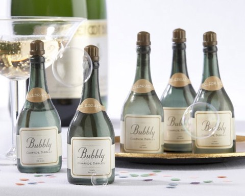 Mini botella vacía de champán con burbujas, recuerdo de fiesta de boda, recepción, Año Nuevo, 20 Uds. ► Foto 1/4