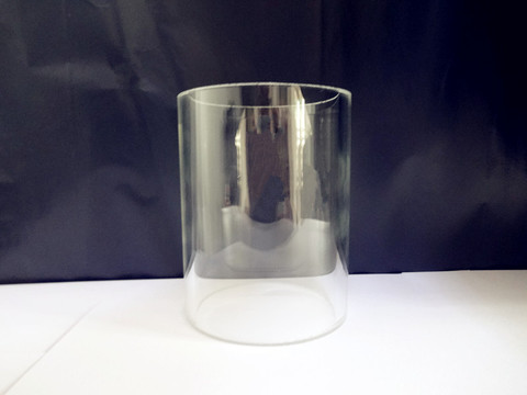 Columna de cristal de borosilicato, diámetro exterior 80mm, diámetro interior 70mm, altura 50mm para columna de vidrio de 3 