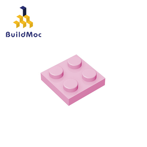 BuildMOC-Placa de partículas de ensamblaje Compatible, 3022, 2x2, para bloques de construcción, bricolaje, LOGO, educativo, alta tecnología, juguetes de repuesto ► Foto 1/5