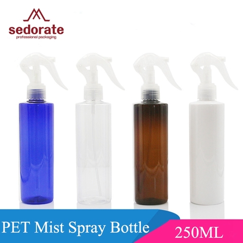Sedorate-botella de Spray para cosméticos, 30 unids/lote, 250ML, vaporizador automático, botella rellenable, recipiente de plástico para líquidos JX052-2 PET ► Foto 1/5