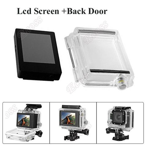 Suptig-pantalla Lcd para cámara Gopro hero 3 3 + 4, accesorios para cámara ► Foto 1/6