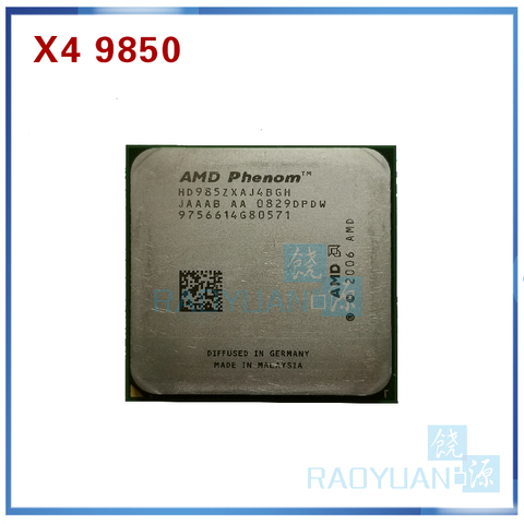 AMD Phenom X4 9850 Quad-Core DeskTop 2,5 GHz CPU HD985ZXAJ4BGH Socket AM2 +/940pin ► Foto 1/1