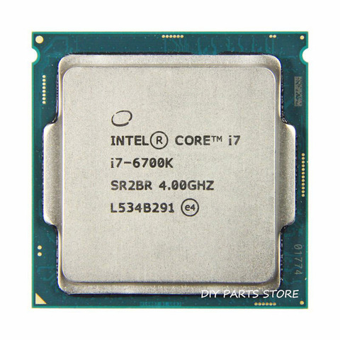 Procesador Intel core Quad-core I7-6700K I7 6700K I7 LGA 1151 4,40 GHz 6M nivel 8M RAM DDR3L-1333, DDR3L-1600 DDR4 GPU HD530 ► Foto 1/2